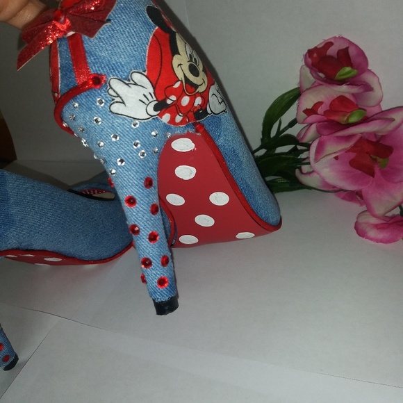 HANDMADE MINNIE MOUSE HEELS - Picture 5 of 6